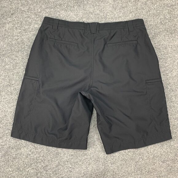Callaway Shorts Mens 36 Black Bermuda Flat Front Zip Pockets Performance Golf - Picture 8 of 12